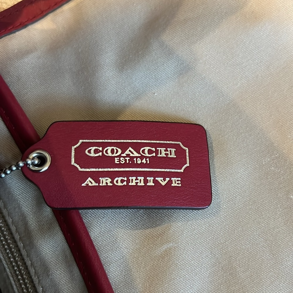Coach EUC Archive Leather Rambler Shoulder Bag J1293-21194 - Picture 7 of 8